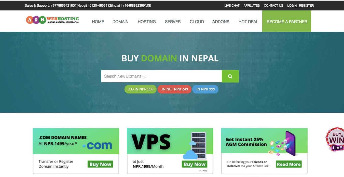 AGM web hosting